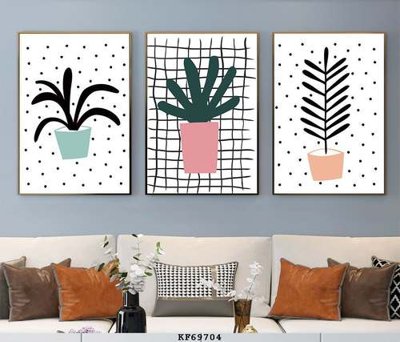 File in trần File tranh hiện đại pha lê gương KF69704 (bản gốc) bầu trời