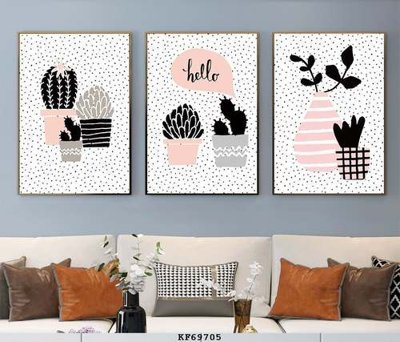 File gốc File tranh hiện đại pha lê gương KF69705 (in lụa) tranh phong thủy