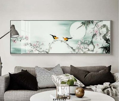 File gốc File tranh hiện đại pha lê gương KF69743 (in lụa) hoa văn cổ điển