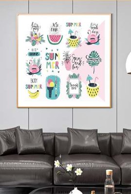 File ảnh File tranh hiện đại pha lê gương KF69853 (gốc) in biển hiệu