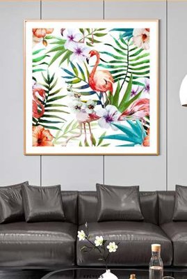 File in ấn chuyên nghiệp File tranh hiện đại pha lê gương KF69855 (file gốc)