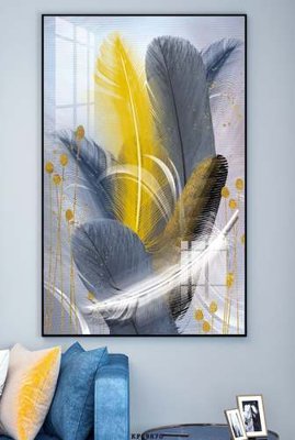 Tải file gốc in lụa File tranh hiện đại pha lê gương KF69870 siêu nét