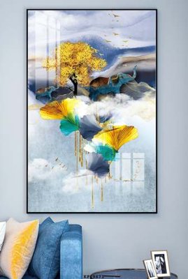 File tranh File tranh hiện đại pha lê gương KF69871 (ảnh gốc) độc quyền