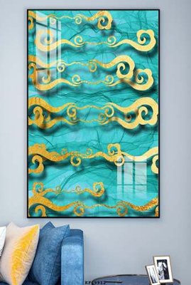 File gốc File tranh hiện đại pha lê gương KF69912 (in mica) cắt laser