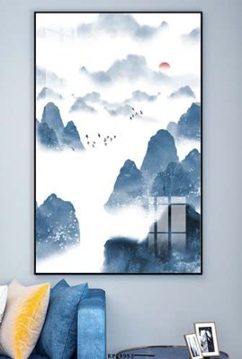 File in ấn chuyên nghiệp File tranh hiện đại pha lê gương KF69951 (file gốc)