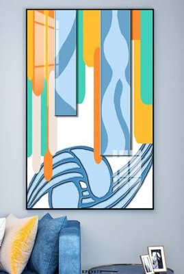 File gốc File tranh hiện đại pha lê gương KF69979 (cho in ấn) từ kho Filetranh