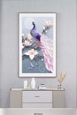 File tranh File tranh hiện đại pha lê gương KF70022 (gốc) in film