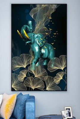 File tranh File tranh hiện đại pha lê gương KF70063 (bản gốc) in canvas