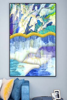 File ảnh File tranh hiện đại pha lê gương KF70097 (gốc) trang trí khách sạn