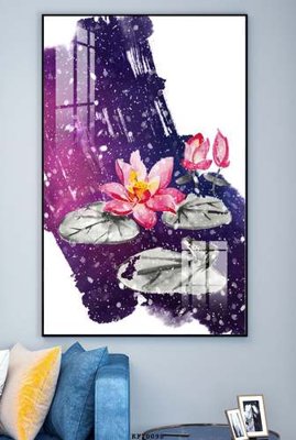 File tranh quảng cáo File tranh hiện đại pha lê gương KF70098 (download file gốc)