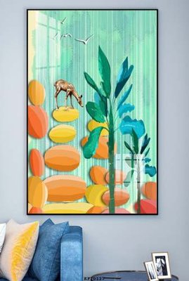 Tải file File tranh hiện đại pha lê gương KF70127 (PSD) cho in tranh kính