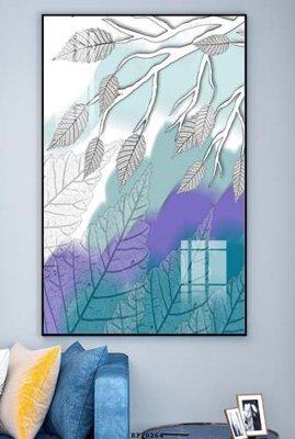 File gốc File tranh hiện đại pha lê gương KF70264 (PNG) nền trong suốt