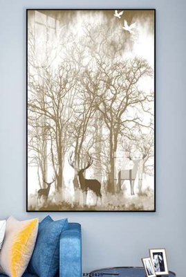 File tranh File tranh hiện đại pha lê gương KF70425 (gốc) in backlit film