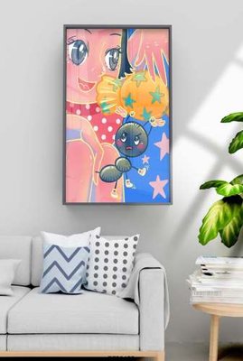 File in trần File tranh hiện đại pha lê gương KF70475 (file gốc) hoa văn 3D