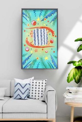 File gốc File tranh hiện đại pha lê gương KF70478 (in mica) làm bảng hiệu