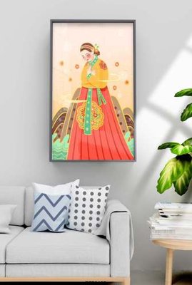 File gốc File tranh hiện đại pha lê gương KF70485 (phong cách) châu Âu