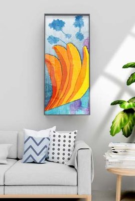 File gốc File tranh hiện đại pha lê gương KF70501 (in tráng gương) hiện đại