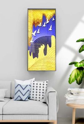 File PSD File tranh hiện đại pha lê gương KF70533 (nguyên bản) cho thiết kế