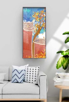 File gốc File tranh hiện đại pha lê gương KF70556 (in tráng gương) sang trọng