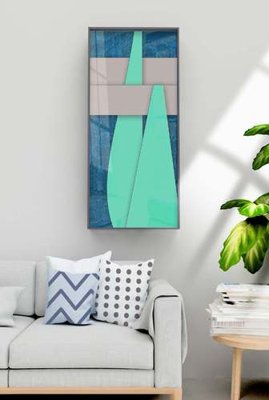 File tranh ảnh gốc File tranh hiện đại pha lê gương KF70619 dùng cho in khổ lớn