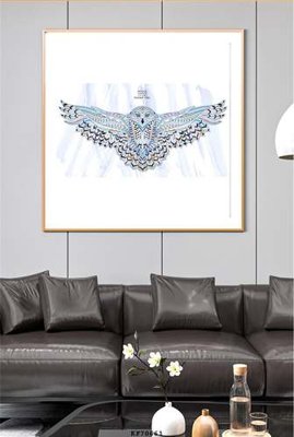 File PSD File tranh hiện đại pha lê gương KF70661 (nguyên bản) cho thiết kế