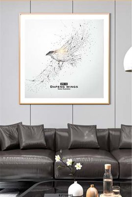 File gốc File tranh hiện đại pha lê gương KF70675 (trang trí) phòng làm việc