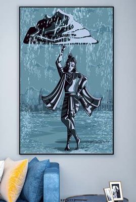 File ảnh File tranh hiện đại pha lê gương KF70773 (gốc) in decal dán tường