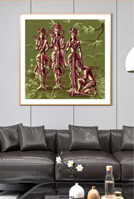 File in trần File tranh hiện đại pha lê gương KF70779 (file gốc) phong thủy