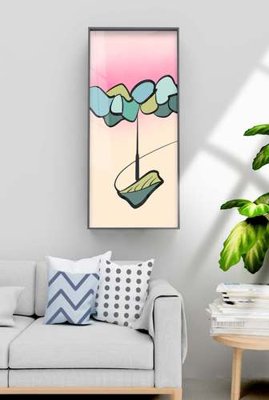 Tải file File tranh hiện đại pha lê gương KF70880 (PSD) cho in tranh 3D