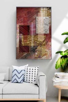 Tải về hình ảnh gốc File tranh hiện đại pha lê gương KF70889 sắc nét