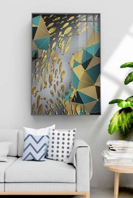 File tranh File tranh hiện đại pha lê gương KF70922 (file gốc) chuẩn màu in