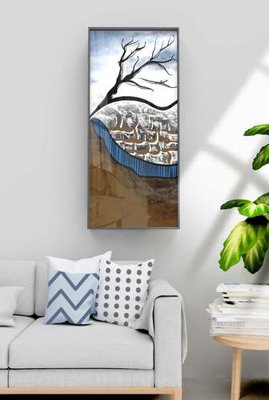 File gốc File tranh hiện đại pha lê gương KF70988 (in tráng gương) ốp tường