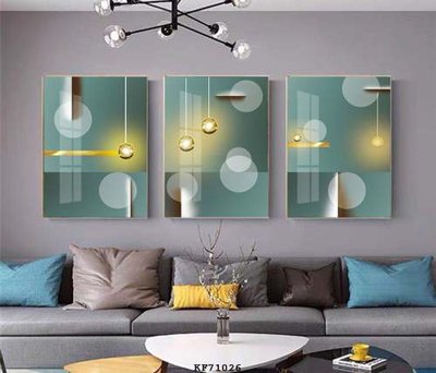 File gốc in tráng gương File tranh hiện đại pha lê gương KF71026 chi tiết