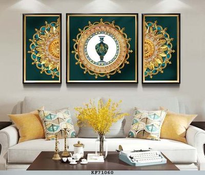 File in trần File tranh hiện đại pha lê gương KF71060 (bản gốc) bầu trời