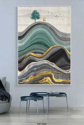 Tải file File tranh hiện đại pha lê gương KF71098 (PSD) cho in ấn quảng cáo