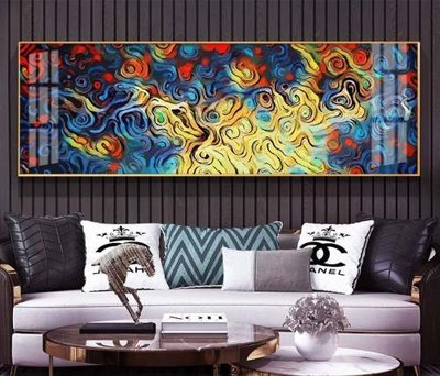 File tranh File tranh hiện đại pha lê gương KF71121 (file gốc) chuẩn màu in