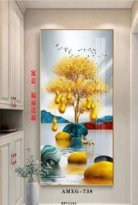 File ảnh File tranh hiện đại pha lê gương KF71143 (gốc) in quảng cáo ngoài trời