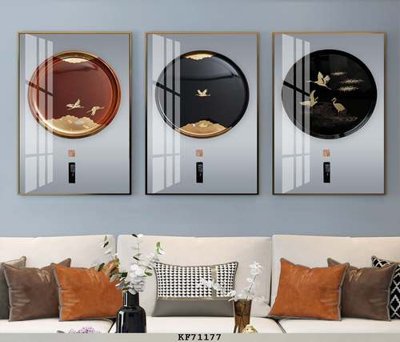 File gốc File tranh hiện đại pha lê gương KF71177 (bản quyền) cho in ấn