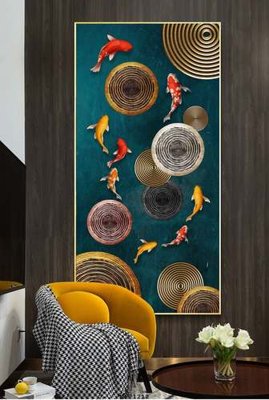 File tranh gốc File tranh hiện đại pha lê gương KF71212 chủ đề hiện đại