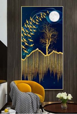 Tải về hình ảnh gốc File tranh hiện đại pha lê gương KF71236 sắc nét