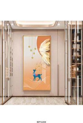 Download file File tranh hiện đại pha lê gương KF71288 (gốc) in mica đèn LED