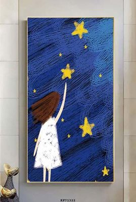 File in lụa File tranh hiện đại pha lê gương KF71322 (chất lượng cao) File tranh hiện đại pha lê gương KF71322