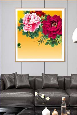 File ảnh File tranh hiện đại pha lê gương KF71373 (gốc) in PP, decal