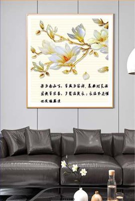 File gốc File tranh hiện đại pha lê gương KF71380 (in lụa) tranh thuận buồm