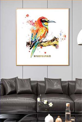 Hình ảnh file gốc File tranh hiện đại pha lê gương KF71395 cho in UV