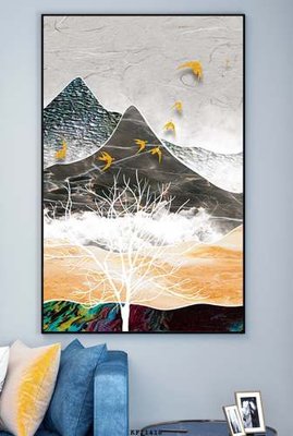 Hình ảnh file gốc File tranh hiện đại pha lê gương KF71418 cho in UV