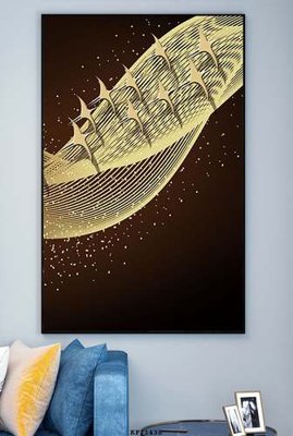 Hình ảnh file gốc File tranh hiện đại pha lê gương KF71438 cho in UV