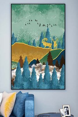 File PSD File tranh hiện đại pha lê gương KF71458 (gốc) nhiều lớp (multi-layer)