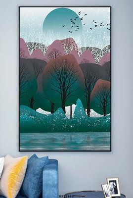 File gốc File tranh hiện đại pha lê gương KF71460 (in lụa) trang trí tường