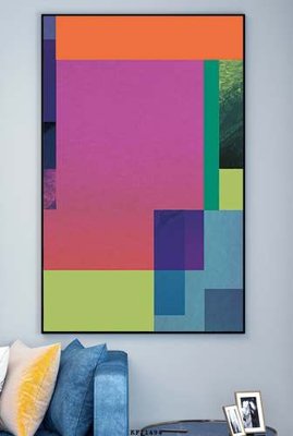 File in trần File tranh hiện đại pha lê gương KF71494 (bản gốc) trời sao